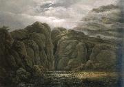 Johan Christian Dahl norwegian mountain landscape oil on canvas